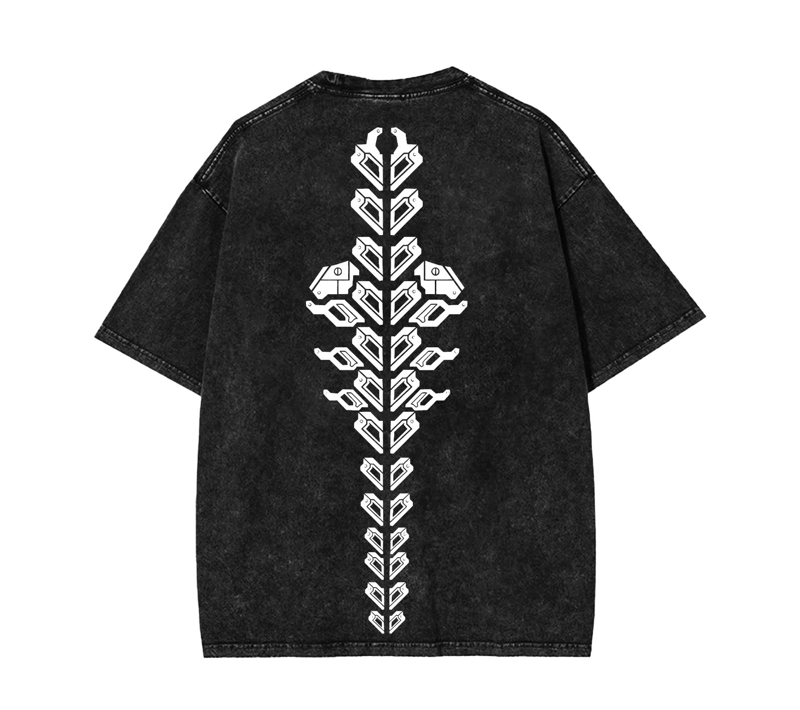 Cyberpunk Anime Double Printed Vintage Washed Tee [TPR] - Image 3